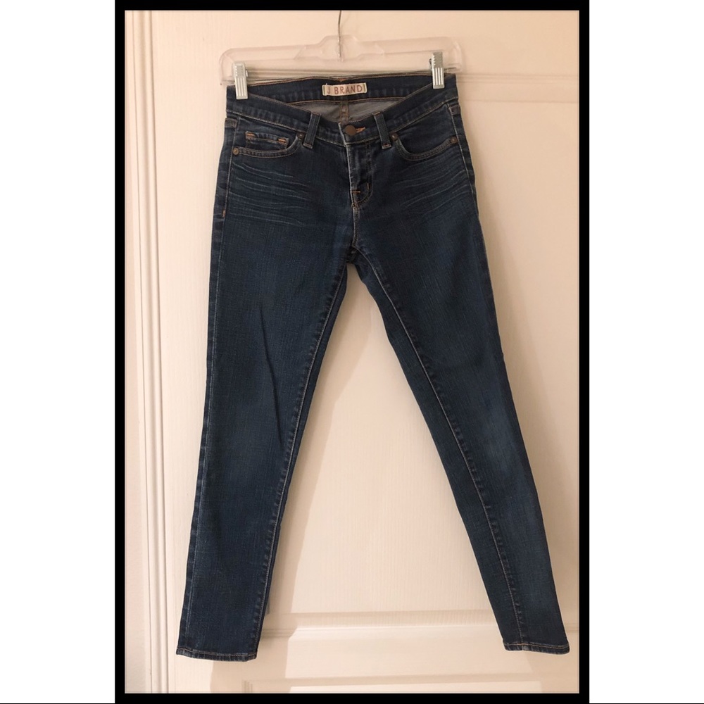 J Brand  Sz 25 (0)  ankle-length Skinny crop jeans
